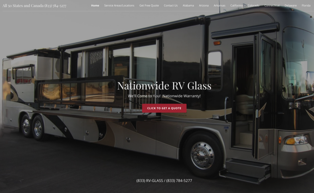 Motorhome Windshield Replacement Islamorada, Fl Nationwide RV